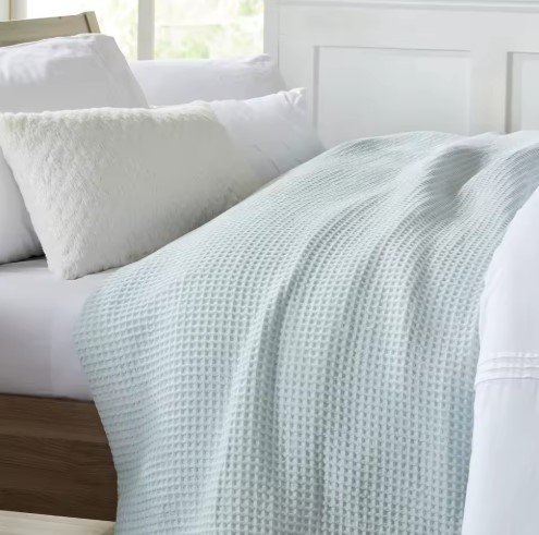 Cobija de algodón tejido gofre