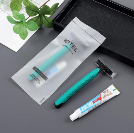 Kit de afeitado bolsa impermeable con logo