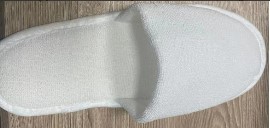 Pantufla de toalla rizo